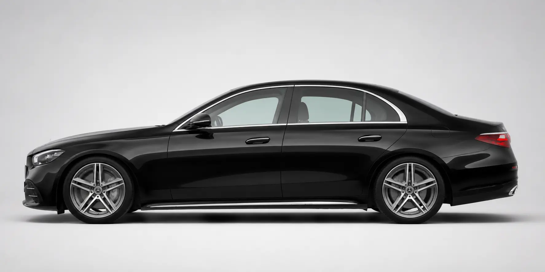 Executive taxi side view